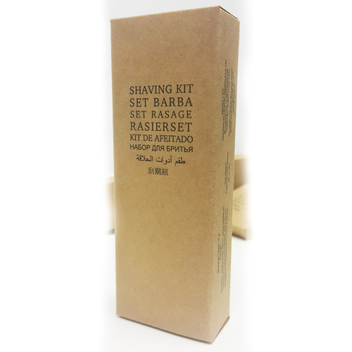 Бритвенный набор (бритвенный станок Schick, гель для бритья в тубе 10г) в картонной упаковке для гостиниц