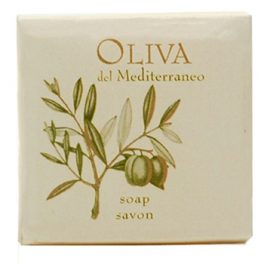 Oliva DEL MEDITERRANEO мыло 20 гр в бумажной упаковке для гостиниц