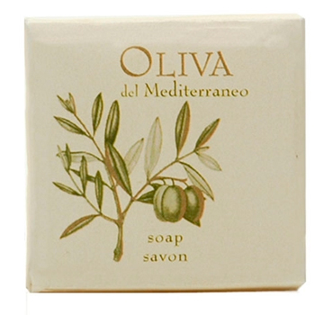 Oliva DEL MEDITERRANEO мыло 20 гр в бумажной упаковке для гостиниц